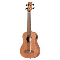 Ortega LIZZY-BS-GB-L Lizard Series Short Scale Left-handed Uke Bass linkshandige E/A bas ukelele met gigbag - thumbnail