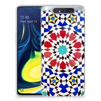 Samsung Galaxy A80 TPU Siliconen Hoesje Mozaïek