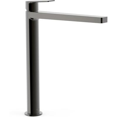 Wastafelkraan Tres Project | Opbouw | Mengkraan | Hoog model | 1-hendel | Rond | Black metal