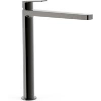 Wastafelkraan Tres Project | Opbouw | Mengkraan | Hoog model | 1-hendel | Rond | Black metal