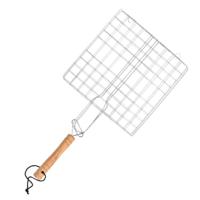 BBQ rooster - vierkant - met handvat - klembaar - 40 cm - barbecue accessoires