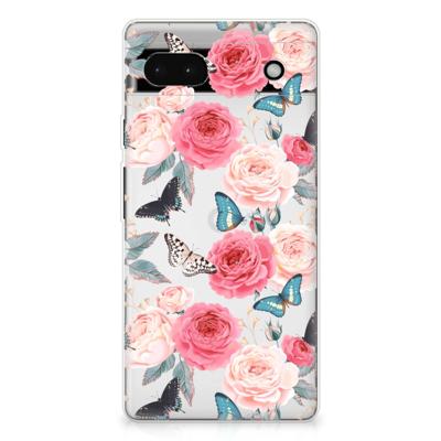 Google Pixel 6A | TPU Case | Butterfly Roses Google Pixel 6A | TPU Case | Butterfly Roses