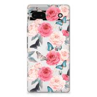 Google Pixel 6A | TPU Case | Butterfly Roses