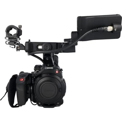 Canon EOS C200 EF-mount Cinema Camera with grip, viewfinder and monitor occasion