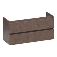 Brauer Joy - Onderkast Ondiep - 100 cm - met 2 Softclose Lades Greeploos en 1 Sifon Uitsparing - Erosion