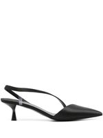 Stella McCartney escarpins Stella Iconic D'Orsay en satin - Noir