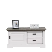 TV dressoir (110cm) Riverwoods - ClearWhite/Rustic Grey - thumbnail