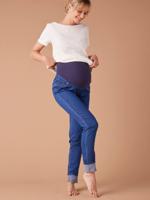 Zwangerschapstregging van denim ENVIE DE FRAISE donkerblauw