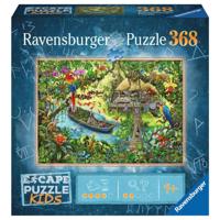 Ravensburger puzzel escape kids jungle 368 stukjes - thumbnail