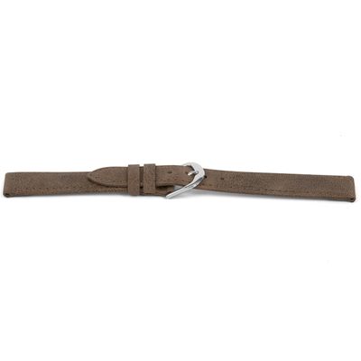 Horlogeband Universeel D453 Leder Beige 14mm