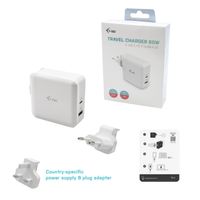 i-tec USB-C Travel Charger 60W+USB-A 18W oplader - thumbnail