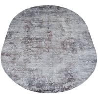 Veer Carpets - Vloerkleed Yara Silver - Ovaal 200 x 290 cm