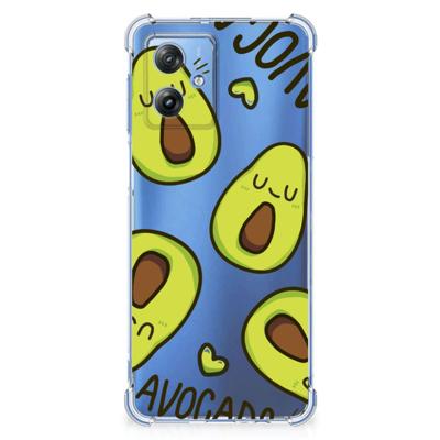 Motorola Moto G54 Stevig | Bumper Hoesje | Avocado Singing Motorola Moto G54 Stevig | Bumper Hoesje | Avocado Singing