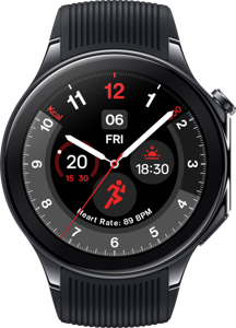 OnePlus Watch 2 3,63 cm (1.43") AMOLED Digitaal 466 x 466 Pixels Touchscreen Zwart Wifi GPS