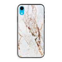 Goud marmer: iPhone XR Biologisch afbreekbaar hoesje