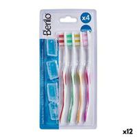 Tandenborstel Berilo AR1410003 AR1410003 Geel Blauw Rood Groen (12 Stuks)