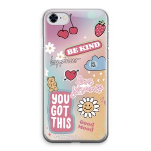Positivity: iPhone 8 Transparant Hoesje