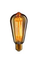 LED retro lamp 64x145 mm 2w1800k e27 niet dimbaar gloeidraad 4 stuks 6 cm - Annas collection