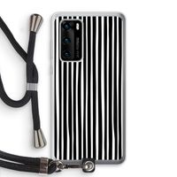 Stripes: Huawei P40 Transparant Hoesje met koord