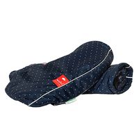 handmoffen handwarmers Polka Dots Navy