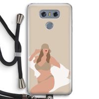 One of a kind: LG G6 Transparant Hoesje met koord
