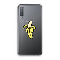 Banana: Samsung Galaxy A7 (2018) Transparant Hoesje
