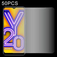 Voor Vivo Y20 50 PC's 0 26 mm 9H 2 5D gehard glasfilm