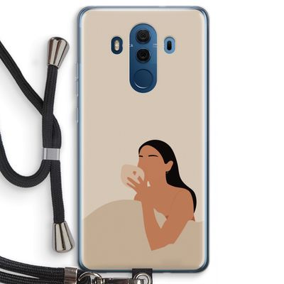 Fresh coffee: Huawei Mate 10 Pro Transparant Hoesje met koord