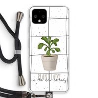 Kamerplant op vensterruit: Pixel 4 Transparant Hoesje met koord