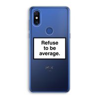 Refuse to be average: Xiaomi Mi Mix 3 Transparant Hoesje