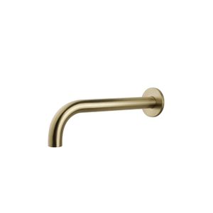 Inbouwuitloop Wiesbaden Rond 30 cm 1/2&apos;&apos; Geborsteld Messing Goud