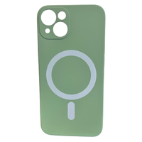 iPhone 14 Pro hoesje - Backcover - Geschikt voor MagSafe - TPU - Lichtgroen - thumbnail