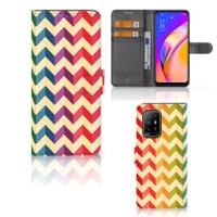 OPPO Reno5 Z | A94 5G | Telefoon Hoesje | Zigzag Multi Color