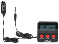TRIXIE REPTILAND THERMOMETER / HYGROMETER DIGITAAL MET AFSTANDSSENSOR 6X6 CM
