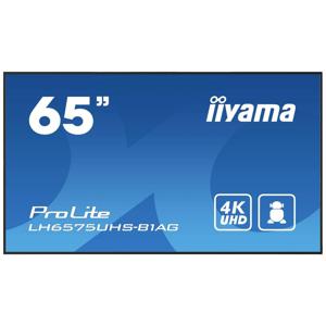 iiyama ProLite Digitale signage flatscreen 163,8 cm (64.5") LCD Wifi 500 cd/m² 4K Ultra HD Zwart Type processor Android 11 24/7