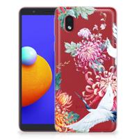 Samsung Galaxy A01 Core | TPU Hoesje | Bird Flowers Samsung Galaxy A01 Core | TPU Hoesje | Bird Flowers