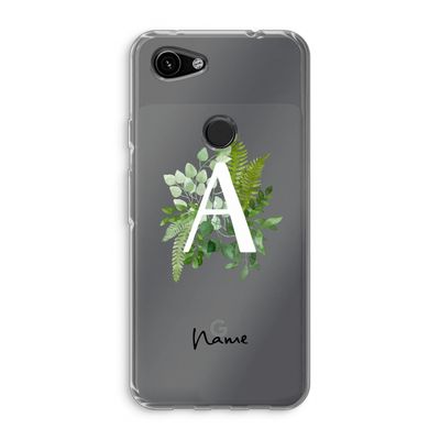 Green Brush: Google Pixel 3a Transparant Hoesje