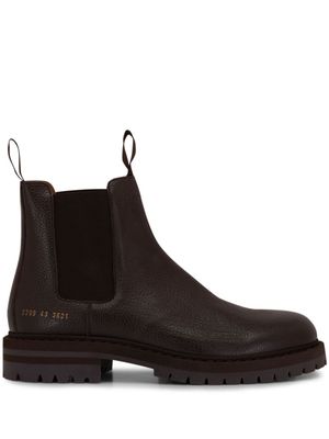 Common Projects bottines en cuir - Marron Common Projects bottines en cuir - Marron