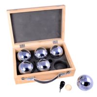 Luxe Jeu de Boules Set in Houten Kist Luxe Jeu de Boules Set in Houten Kist