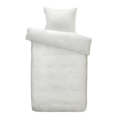 2e Halve Prijs Leen Bakker - Comfort Dekbedovertrek Eva - 140x200/220 Cm - Katoen - Wit