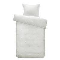 2e Halve Prijs Leen Bakker - Comfort Dekbedovertrek Eva - 140x200/220 Cm - Katoen - Wit