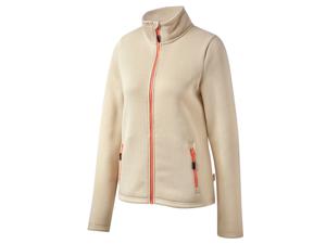 Rocktrail Dames gebreid fleecejack, met opstaande kraag (S (36/38), Beige)