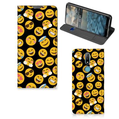 Nokia 2.4 | Hoesje met Magneet | Emoji