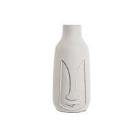 Vaas Home ESPRIT Wit Mangohout Modern Gezicht 15 x 15 x 30 cm