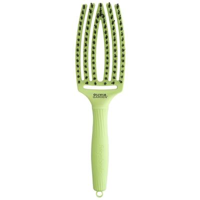 Olivia Garden Fingerbrush Boar & Nylon Green Pistachio Olivia Garden Fingerbrush Boar & Nylon Green Pistachio