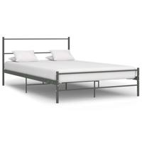 Bedframe metaal grijs 160x200 cm - thumbnail