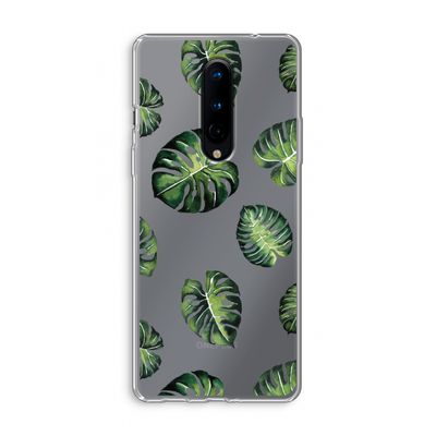 Tropische bladeren: OnePlus 8 Transparant Hoesje