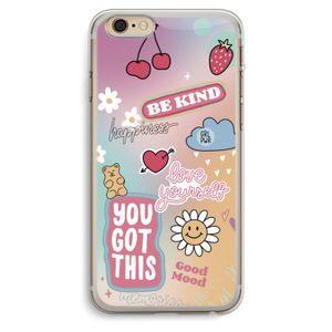 Positivity: iPhone 6 Plus / 6S Plus Transparant Hoesje