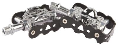 Tecora e pedalen atb spd all-round zwart/zilver