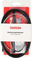 Versnellingskabelset Simson nexus 4/7/8 RVS - zwart
